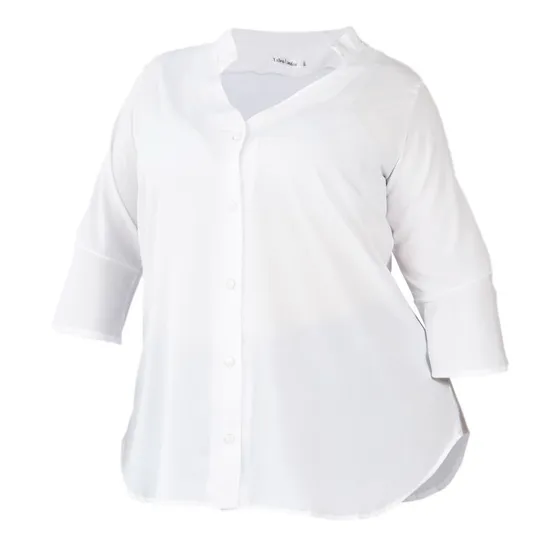 Blusa Bluzon Manga 3/4 Plus Size Curvy Talla Grande