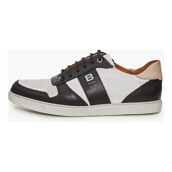 Zapatilla Urbana De Cuero Negro Texel Hombre Boating