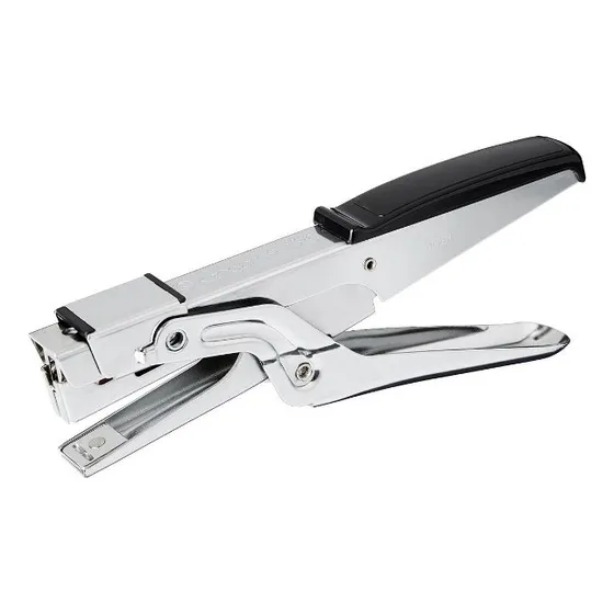 Abrochadora Kanex Hp-10 Metalica Tipo Pinza Hasta 20 Hojas Color Plateado
