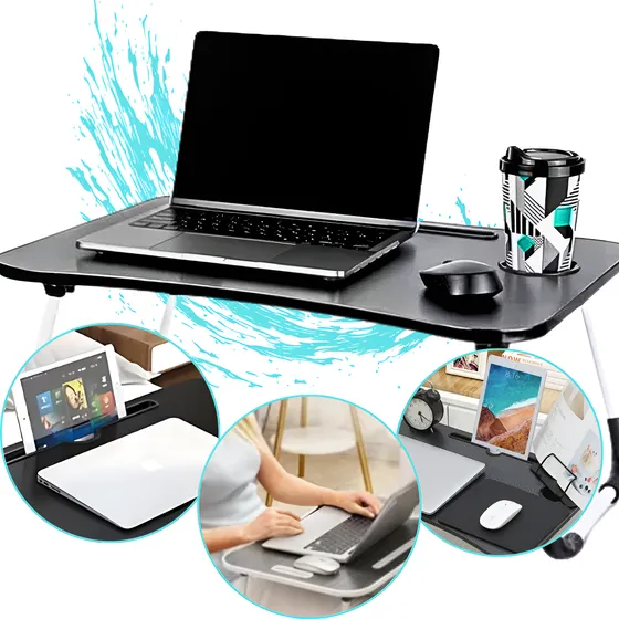 Mesa Suporte Para Notebook Dobrável Cama Sofá Articulada