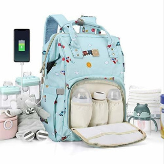 Mochila Impermeable Para Pañales - Puerto De Carga Usb Mochila Impermeable Para Pañales - Puerto De Carga Usb