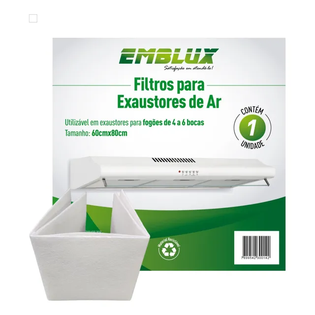 Filtro Exaustor Suggar Depurador De Ar 60x80cm Fogao 4/6boca