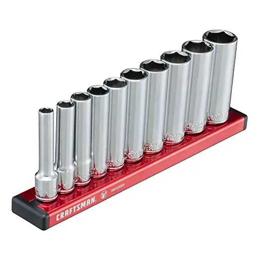Juego De Llaves Craftsman V-series, Mm Profundo, 1/4puLG,