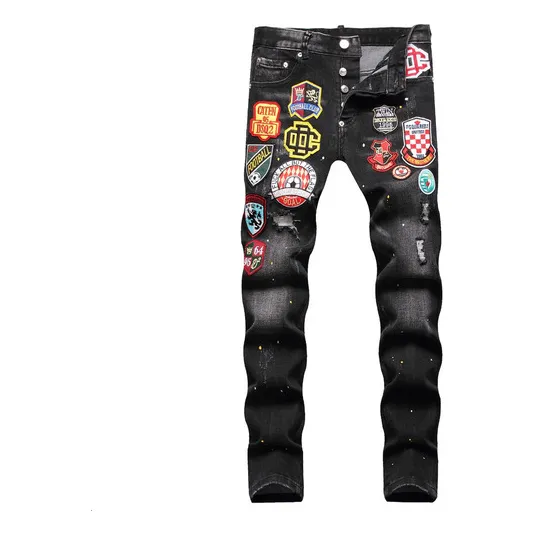 Vaqueros Dsquared2 Slim Fit New 2022 Para Hombre  Color Negr
