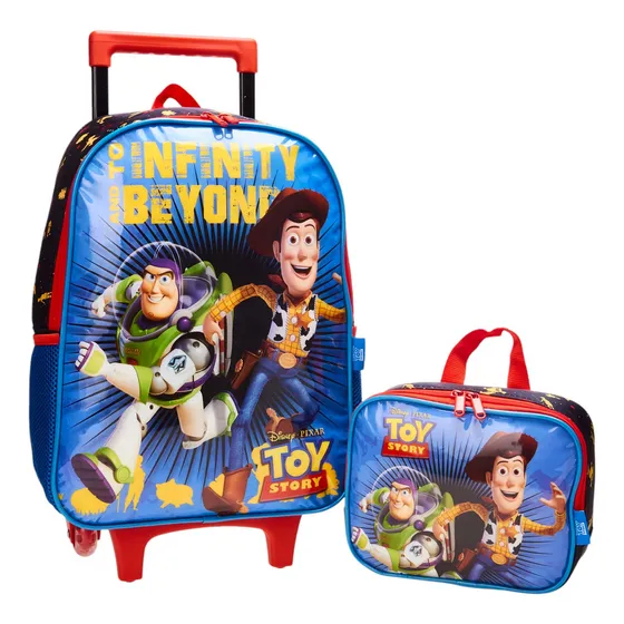 Kit Mochila e Lancheira Disney Toy Story Luxcel