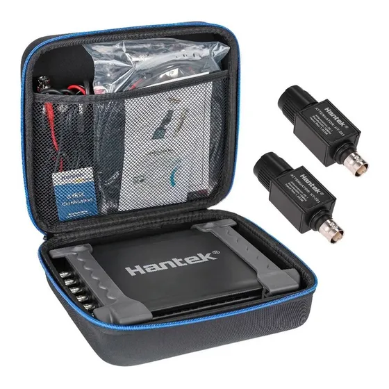 Osciloscopio Digital Hantek 1008c + 2 Atenuadores Ht-201