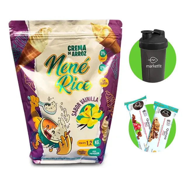 Crema De Arroz Nene Rice 1.2 Kg Vainilla+ Regalos Vainilla
