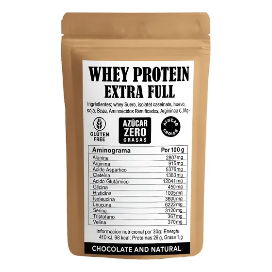 Whey Protein Extra Full Al 90% Súper Promo 1 Kilo !!