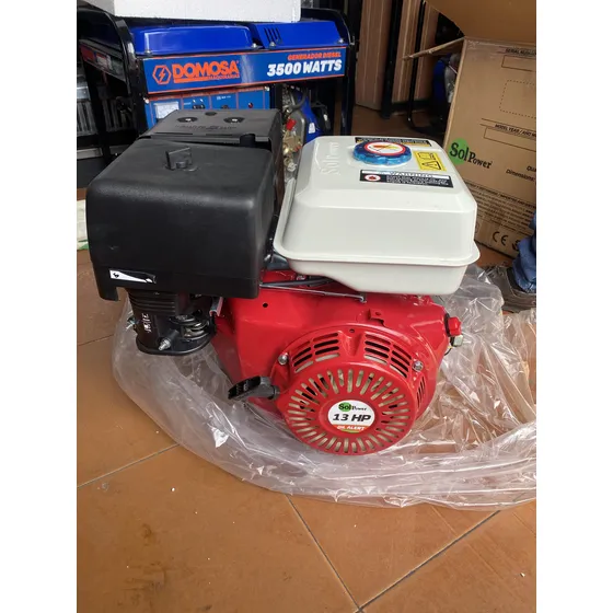 Motor De 13hp Gasolina, Eje Cuña 1 Marca Solpower