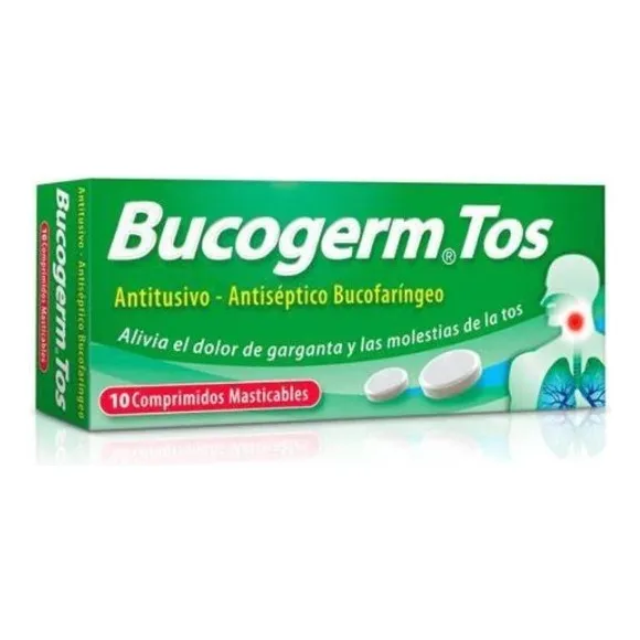 Bucogerm Tos Comprimidos Masticables, 10 Comprimidos