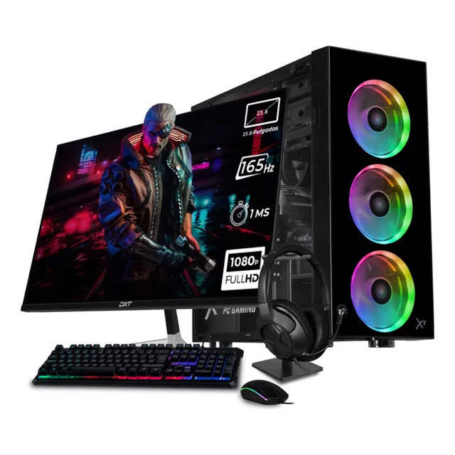 Pc Gaming Geforce Rtx 4060 Amd  Ryzen 5 5500 32gb Ssd 1tb