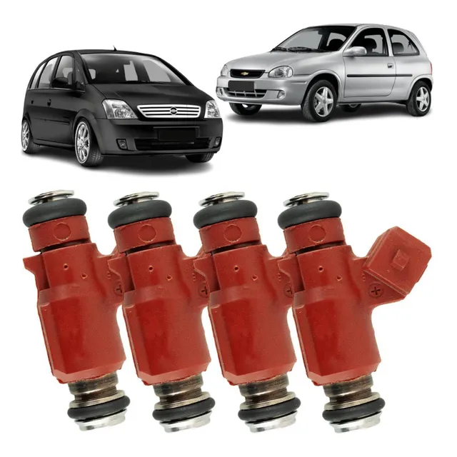 Kit 4 Bicos Injetores Corsa Meriva Montana 1.4 Flex 93355553