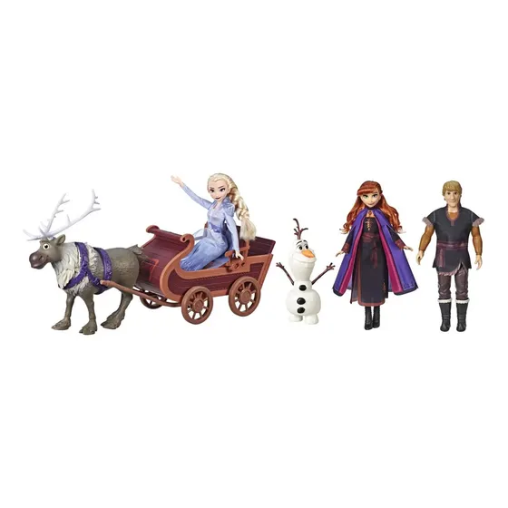 Juguete Aventuras Frozen Ii Con Trineo Y Personajes Disney