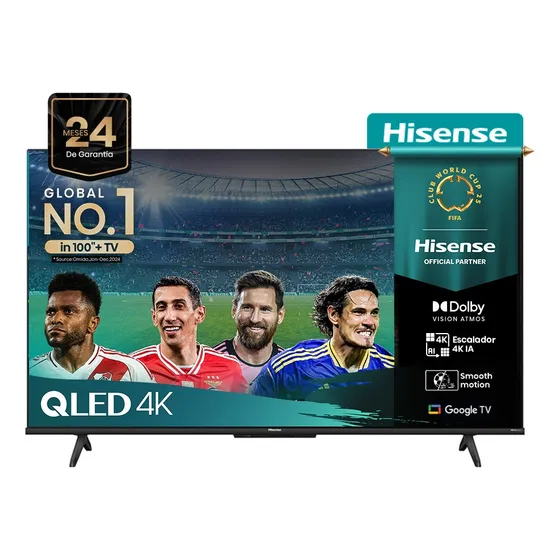 Smart TV Hisense Qled 50'' UHD 4K Google Tv 50Q6N