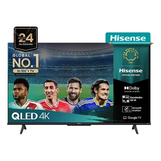 Smart TV Hisense Qled 50'' UHD 4K Google Tv 50Q6N