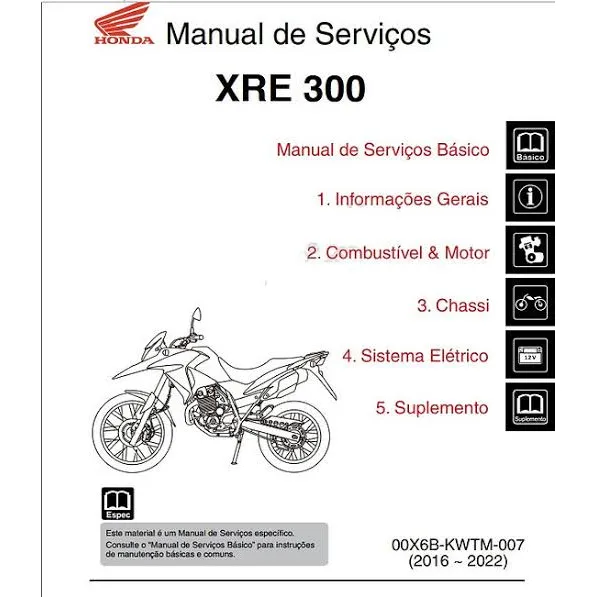 Manual De Serviço Xre300