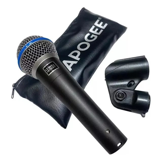 Micròfono Dinàmico Apogee U-beta Vocal Cardioide Estuche Color Negro
