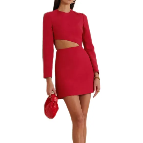 Vestidos Cortos Con Manga