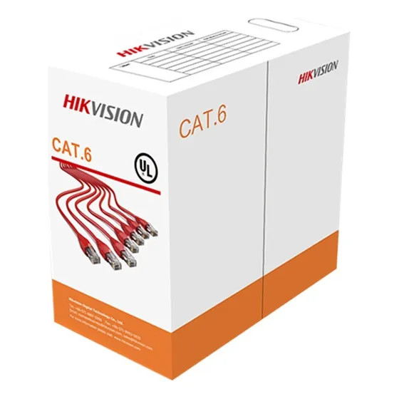 Cable De Red Cat6 Utp 100% Cobre Ignífugo Hikvision