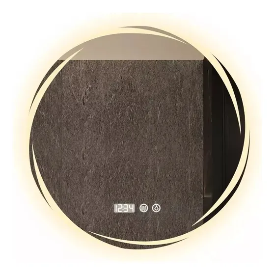 Aierf Espejos Inteligente Decorativos Modernos Con Luz Led 60 Cm X 60 Cm Rectangular Touch Antivaho 3 Modos