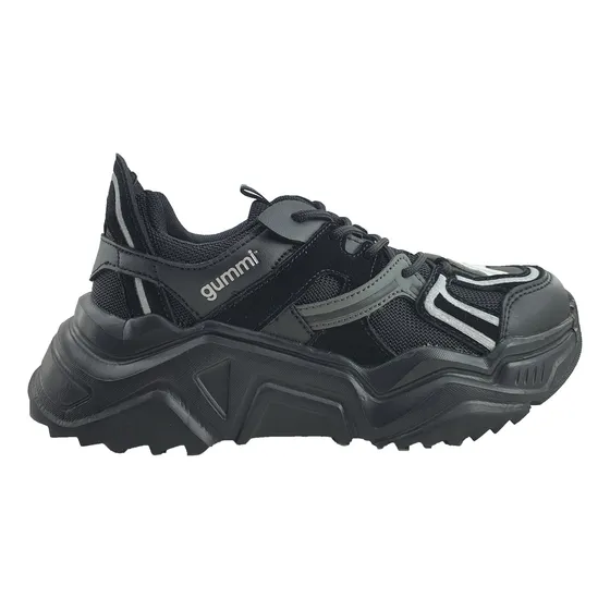 Zapatillas Gummi Lifestyle Mujer Power Negro-negro Blw