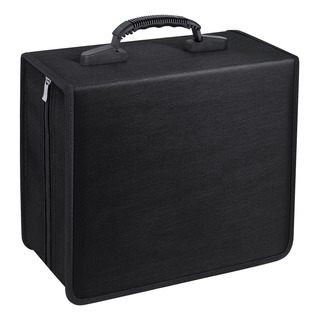 Estuche Negro Para 400 Cds Y Dvds, Organizador Protector Estuche Negro Para 400 Cds Y Dvds, Organizador Protector