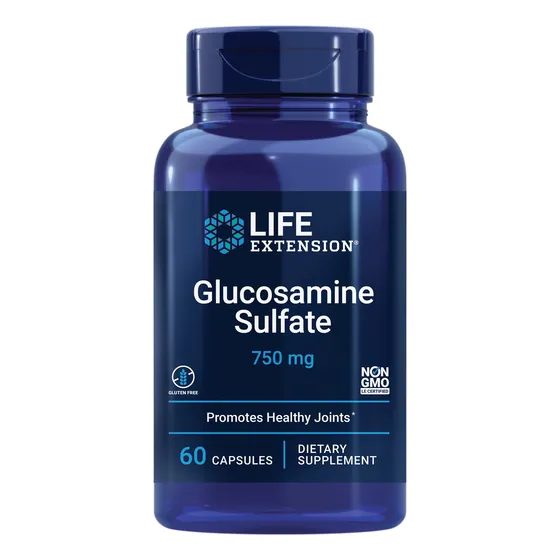 Sulfato De Glucosamina Supplement Life Extension 750 Mg 60 C