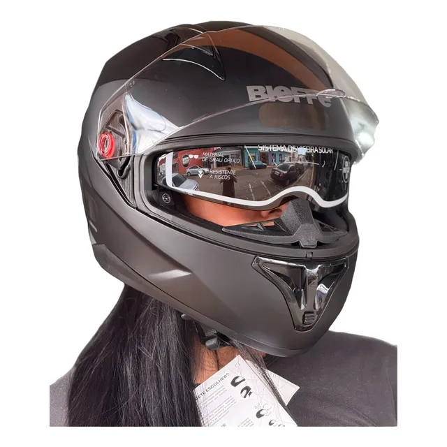 Capacete Bieffe B-40 L New Classic + Brinde