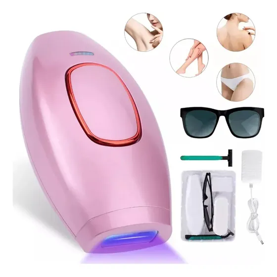 Babeefly Depiladora Láser Permanente De Luz Pulsada Ipl Sin Dolor 999,999 Rosa Depilacion Laser Ipl Maquina Depiladora Laser Profesional Depiladora Ipl Depilador Laser Depiladora Láser Permanente Luz