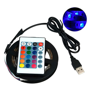 Tira De Luz Led Rgb De Neón Bluetooth 5metros Luces Flexible Tira De Luz Led Rgb De Neón Bluetooth 5metros Luces Flexible