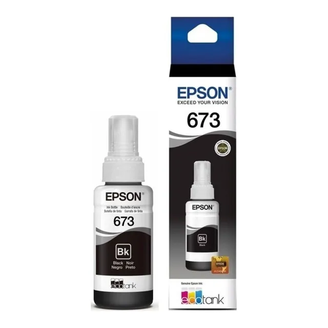Botellas De Tinta Epson T673 Originales L1800 L805 6 Colores