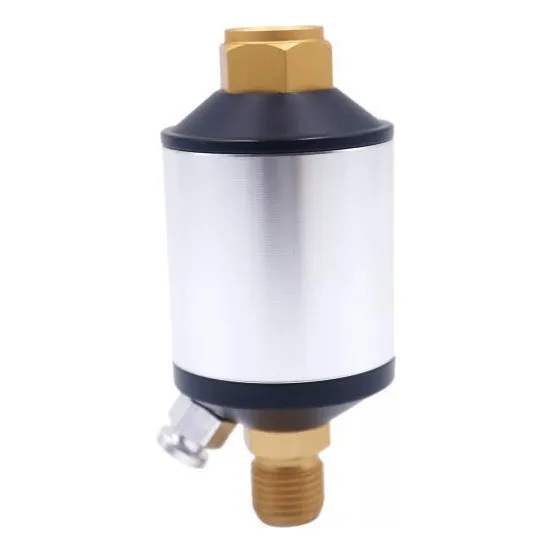 2 Válvula Rociador Indicador Aceite Agua Separador Plata