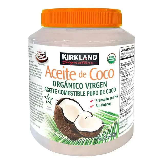 Aceite De Coco Extra-virgen Kirland 2.48 Kg