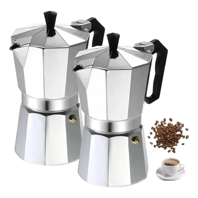 X2 Cafetera Italiana 9 Tazas Cafetera Portatil Cafetera Cafe