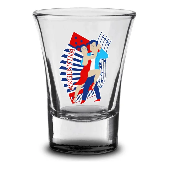 Vaso Tequilero Vidrio Licor Shot Chupitos Argentinos