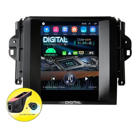 Radio Pantalla Android Tesla Mini Fortuner