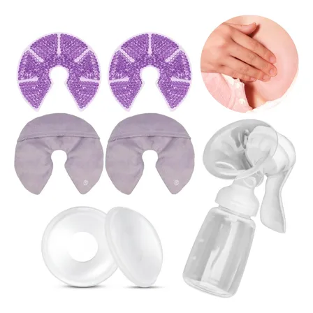 Extractor Leche + 2 Amapolas Lactancia + 2 Almohadilla Gel