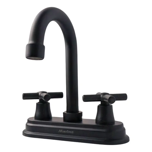 Maxims 4004N Llave Mezcladora Lavabo Giratoria Negro Mate