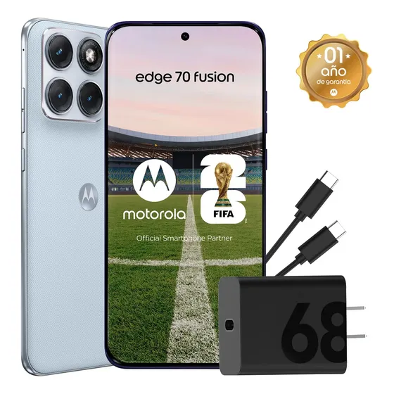 Celular Moto Edge 70 Fusion 8+256gb Azul Celeste | Cuotas sin interés