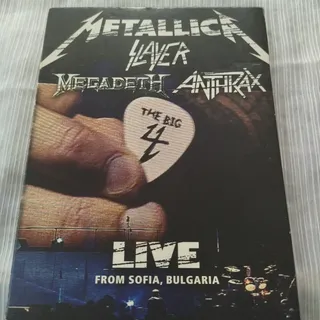 Metallica Slayer Megadeth Anthrax Big Four Dvd Novo Lacrado