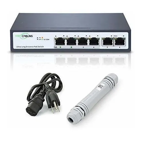 Conmutador Poe 2,624.7 ft Largo Alcance Para Dispositivo