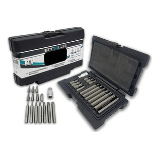 Jogo Kit De Bits Torx 15 Peças T20 A T55 Crv 11315 Stels Jogo Kit De Bits Torx 15 Peças T20 A T55 Crv 11315 Stels