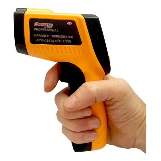 Termometro Laser Industrial -50° A 380° - Eurotech