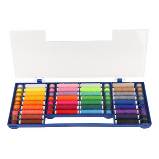 Juego Caja Almacenamiento Hilo Coser 32 Colores Y 64 Piezas Juego Caja Almacenamiento Hilo Coser 32 Colores Y 64 Piezas