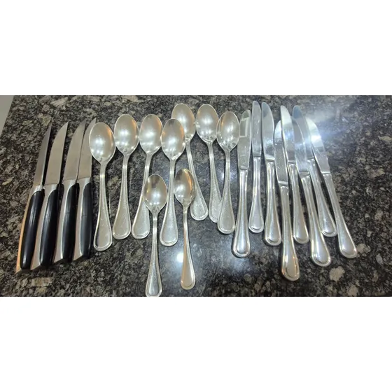 21 Cubiertos Rena Ware Acero Cuchara Cuchillo