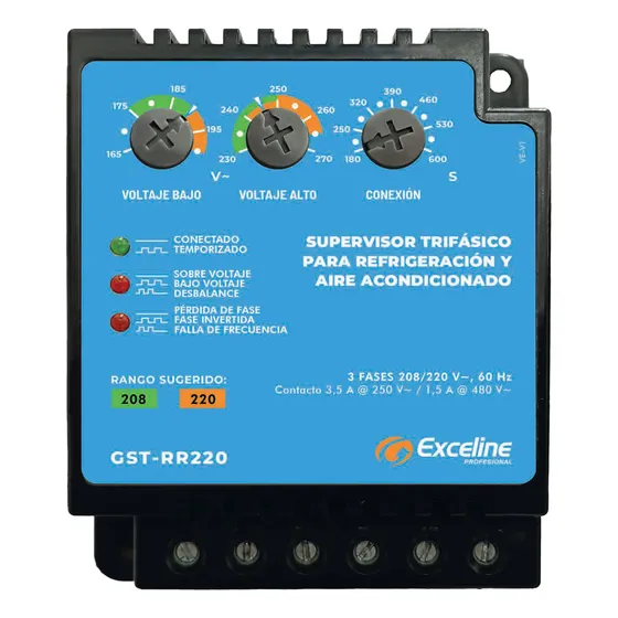 Supervisor De Voltaje 220v Refrigeracion Aire Acondicionado