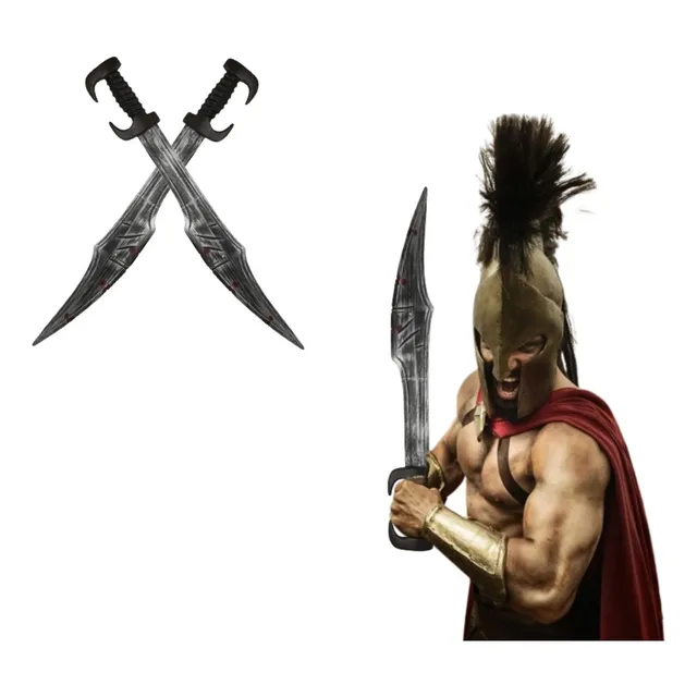 10 Unidades De Espadas Espartanas Gladiador Leonidas Disfraz