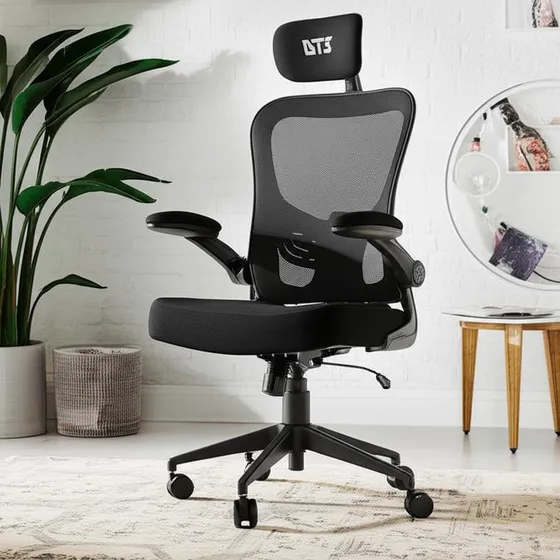 Cadeira Dt3 Office Vita Headrest Black 14228-7 Cor Preto Material Do Estofamento Espuma