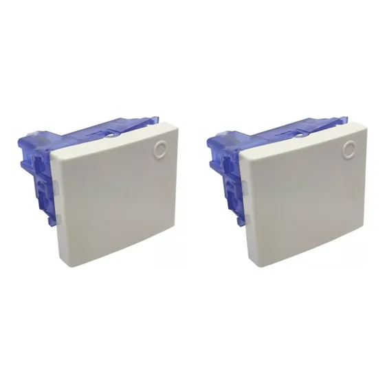 Interruptor Unipolar Tecla Punto Medio Teclon Teclastar X2