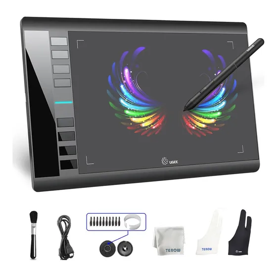 Tablet Dibujo Digitalizadora Grande 36x21 Cm Diseño 8 Teclas